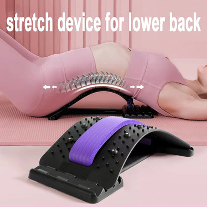 lumbar stretcher device for lower back pain lower device for back opening Yoga Spine Correction pillow for back chiropractic BAM