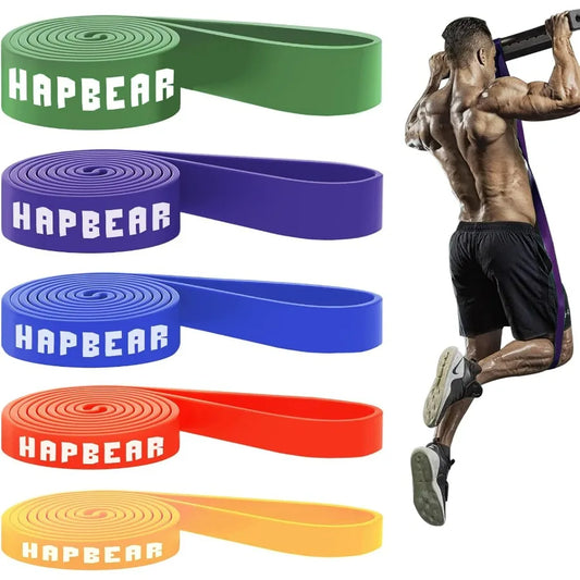 Pull Up Assistance Bands Set of 5 - Resistance Bands for Working Out, Stretching, Physical Therapy, Muscle Training